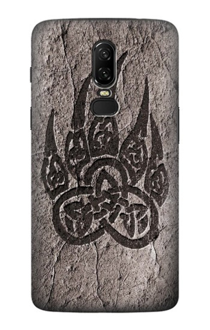 S3832 Viking Norse Bear Paw Berserkers Rock Case For OnePlus 6