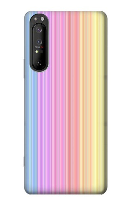 S3849 Colorful Vertical Colors Case For Sony Xperia 1 II