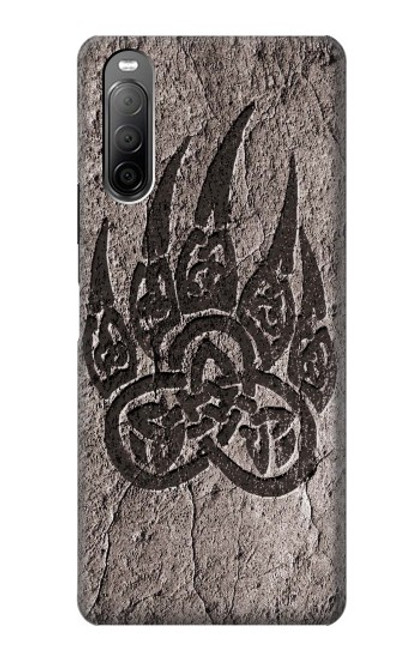 S3832 Viking Norse Bear Paw Berserkers Rock Case For Sony Xperia 10 II