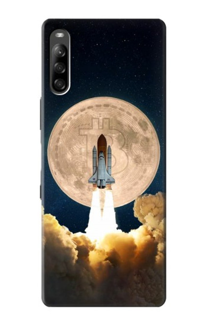 S3859 Bitcoin to the Moon Case For Sony Xperia L4