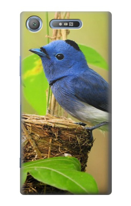 S3839 Bluebird of Happiness Blue Bird Case For Sony Xperia XZ1