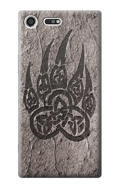 S3832 Viking Norse Bear Paw Berserkers Rock Case For Sony Xperia XZ Premium