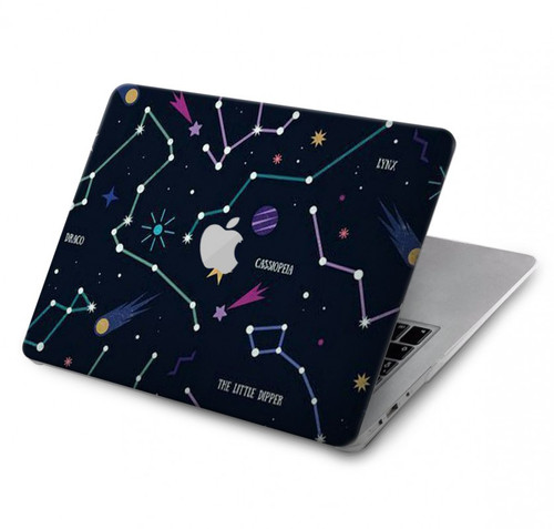 S3220 Star Map Zodiac Constellations Hard Case For MacBook Pro 14 M1,M2,M3 (2021,2023) - A2442, A2779, A2992, A2918
