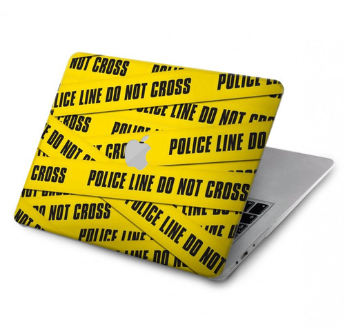 S2088 Police Line Do Not Cross Hard Case For MacBook Pro 16 M1,M2,M3,M4 (2021,2024) - A3403, A3186, A2991, A2780, A2485