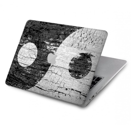 S2489 Yin Yang Wood Graphic Printed Hard Case For MacBook Pro 16 M1,M2 (2021,2023) - A2485, A2780