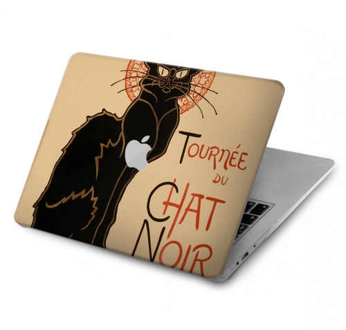 S2739 Chat Noir Black Cat Vintage Hard Case For MacBook Pro 16 M1,M2 (2021,2023) - A2485, A2780