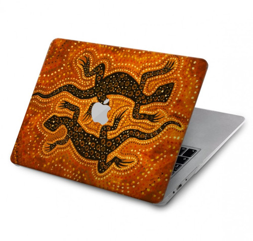 S2901 Lizard Aboriginal Art Hard Case For MacBook Pro 16 M1,M2 (2021,2023) - A2485, A2780
