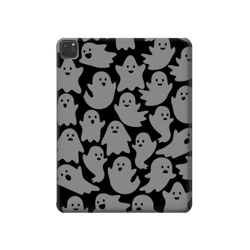 S3835 Cute Ghost Pattern Hard Case For iPad Pro 11 (2021,2020,2018, 3rd, 2nd, 1st)