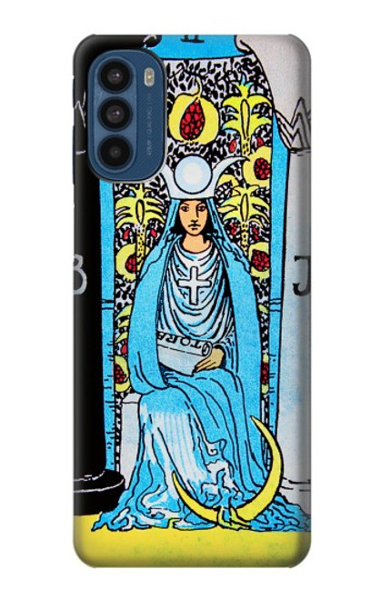 S2837 The High Priestess Vintage Tarot Card Case For Motorola Moto G41