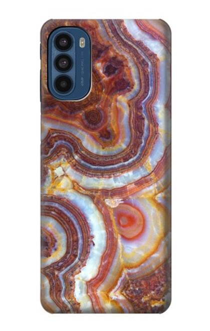 S3034 Colored Marble Texture Printed Case For Motorola Moto G41