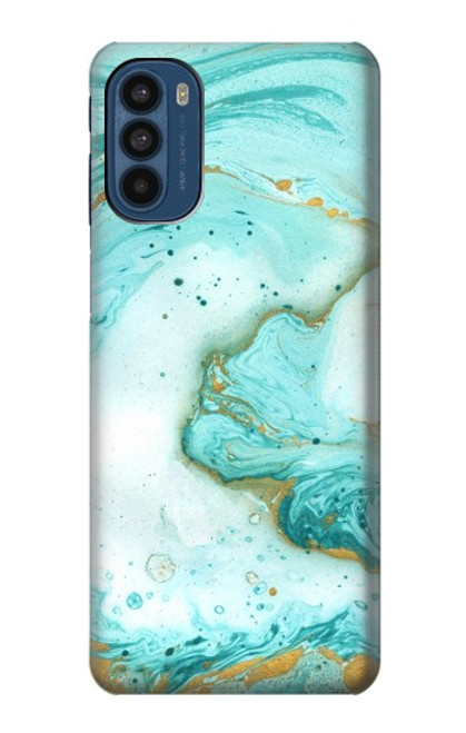 S3399 Green Marble Graphic Print Case For Motorola Moto G41