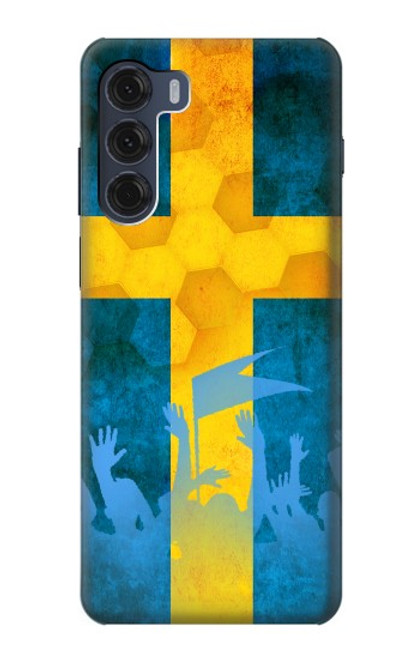 S2990 Sweden Football Soccer Case For Motorola Moto G200 5G