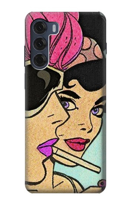 S3171 Girls Pop Art Case For Motorola Moto G200 5G