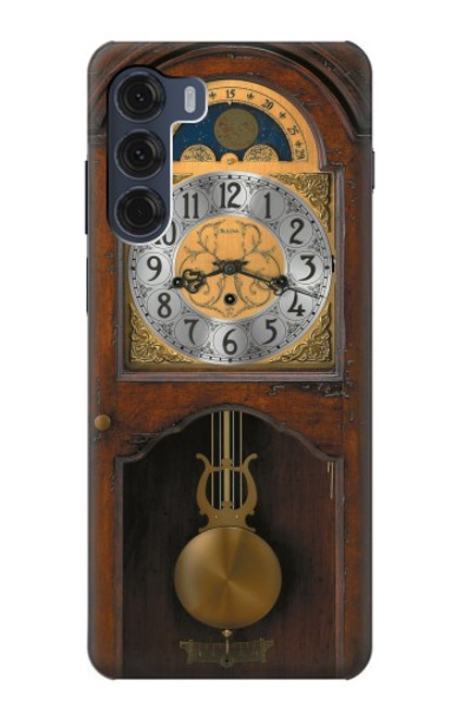 S3173 Grandfather Clock Antique Wall Clock Case For Motorola Moto G200 5G