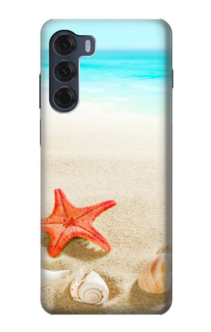 S3212 Sea Shells Starfish Beach Case For Motorola Moto G200 5G