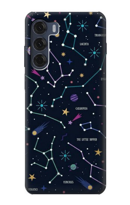 S3220 Star Map Zodiac Constellations Case For Motorola Moto G200 5G