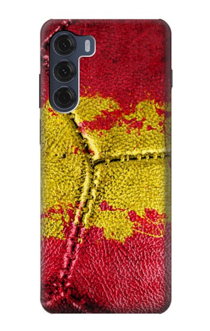 S3315 Spain Flag Vintage Football Graphic Case For Motorola Moto G200 5G