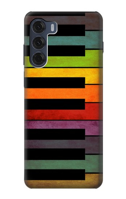 S3451 Colorful Piano Case For Motorola Moto G200 5G