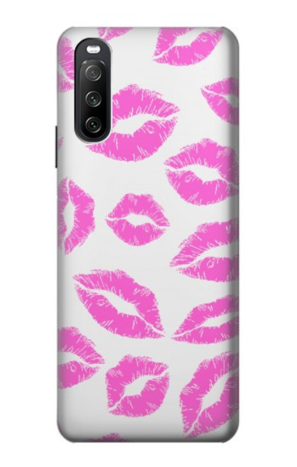 S2214 Pink Lips Kisses Case For Sony Xperia 10 III Lite