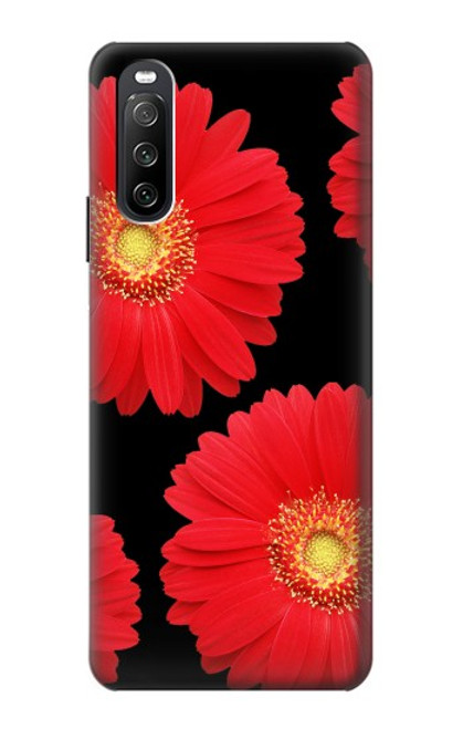 S2478 Red Daisy flower Case For Sony Xperia 10 III Lite