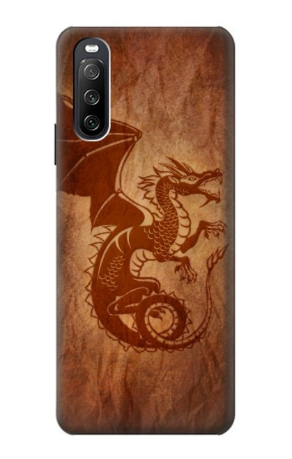 S3086 Red Dragon Tattoo Case For Sony Xperia 10 III Lite