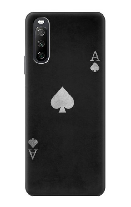 S3152 Black Ace of Spade Case For Sony Xperia 10 III Lite