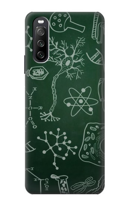 S3211 Science Green Board Case For Sony Xperia 10 III Lite