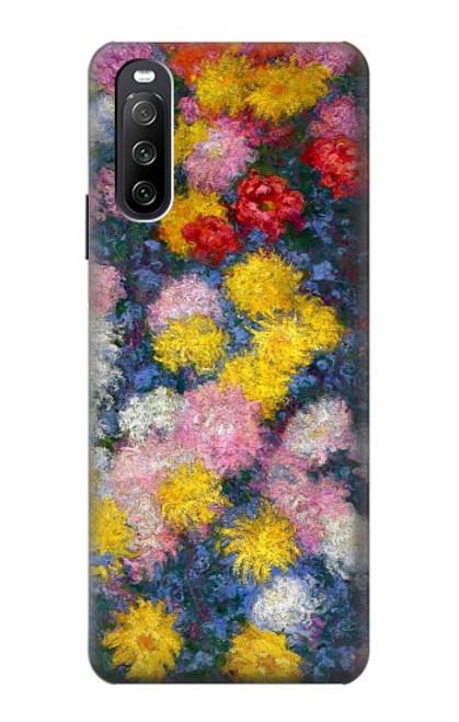 S3342 Claude Monet Chrysanthemums Case For Sony Xperia 10 III Lite