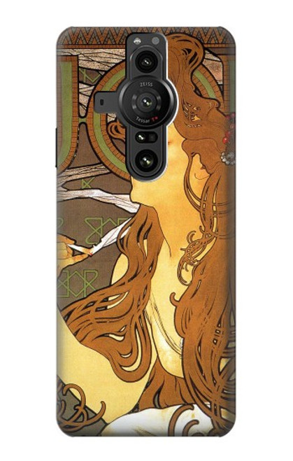 S0969 Alphonse Mucha Job Case For Sony Xperia Pro-I