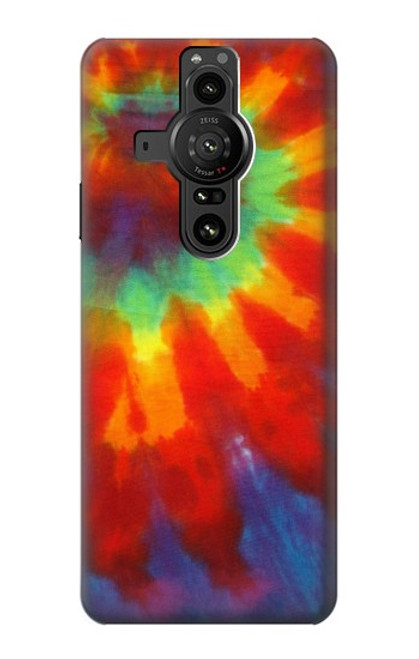 S2985 Colorful Tie Dye Texture Case For Sony Xperia Pro-I