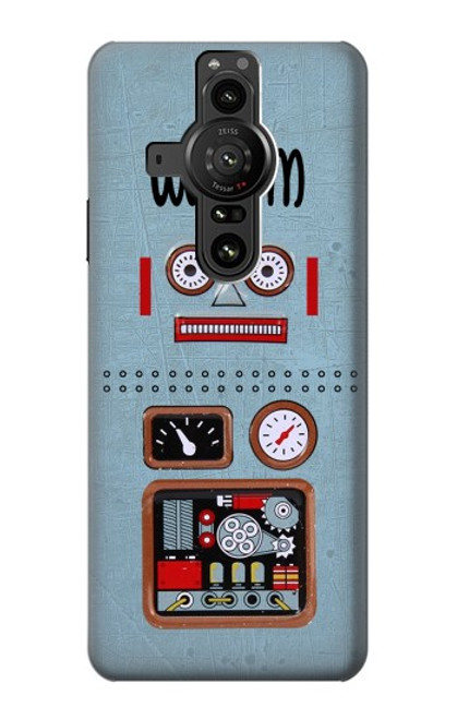 S3040 Retro Robot Toy Case For Sony Xperia Pro-I