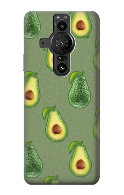 S3285 Avocado Fruit Pattern Case For Sony Xperia Pro-I