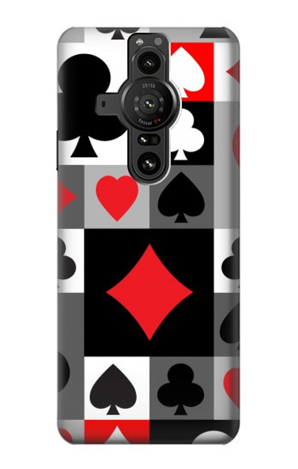 S3463 Poker Card Suit Case For Sony Xperia Pro-I