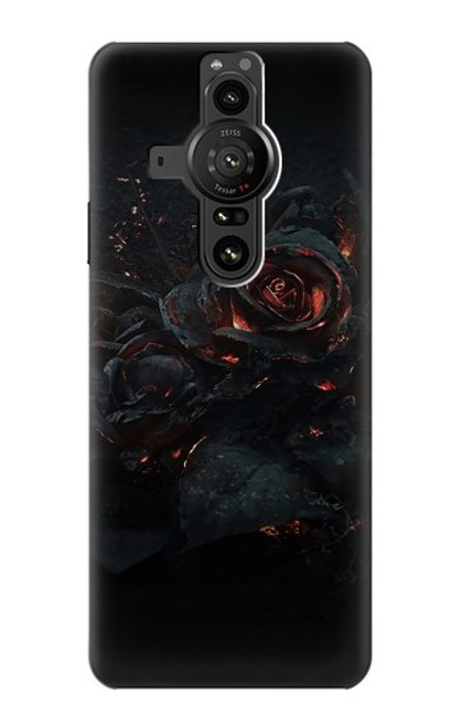 S3672 Burned Rose Case For Sony Xperia Pro-I