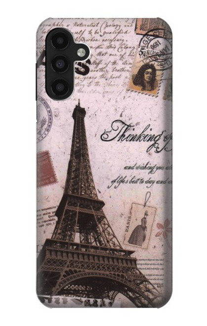 S2211 Paris Postcard Eiffel Tower Case For Samsung Galaxy A13 4G