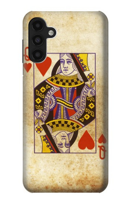 S2833 Poker Card Queen Hearts Case For Samsung Galaxy A13 4G