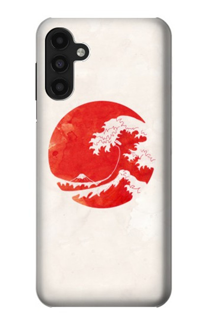 S3237 Waves Japan Flag Case For Samsung Galaxy A13 4G