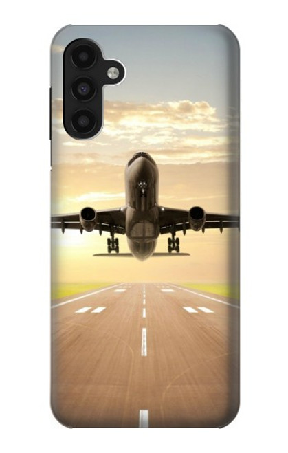 S3837 Airplane Take off Sunrise Case For Samsung Galaxy A13 4G