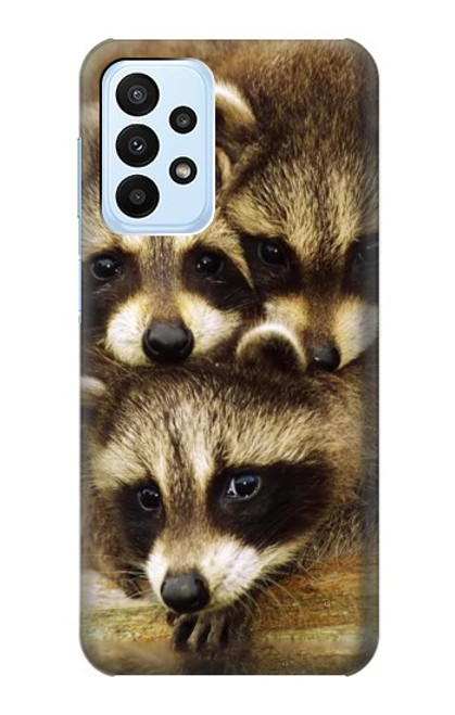 S0977 Baby Raccoons Case For Samsung Galaxy A23