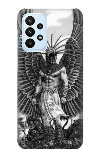 S1235 Aztec Warrior Case For Samsung Galaxy A23