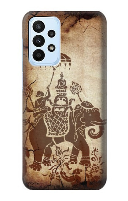 S2102 Thai Art Buddha on Elephant Case For Samsung Galaxy A23