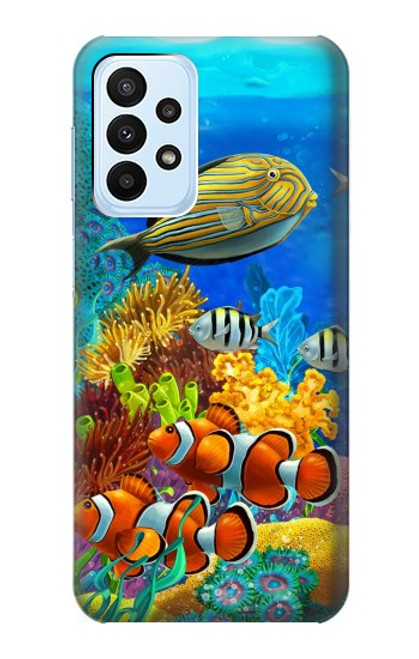 S2568 Sea Seabed Fish Corals Underwater Ocean Case For Samsung Galaxy A23