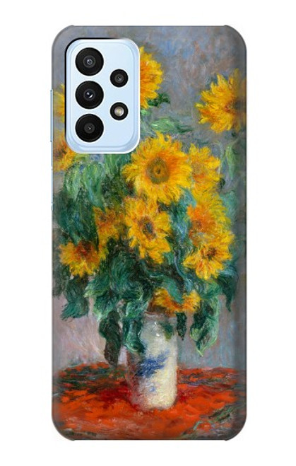 S2937 Claude Monet Bouquet of Sunflowers Case For Samsung Galaxy A23