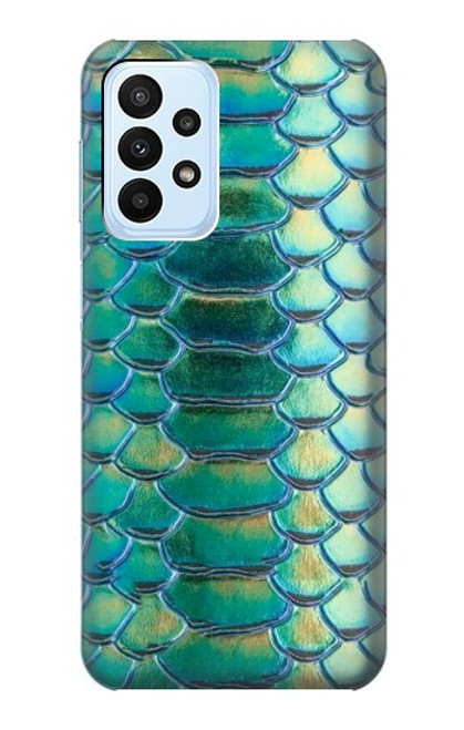 S3414 Green Snake Scale Graphic Print Case For Samsung Galaxy A23