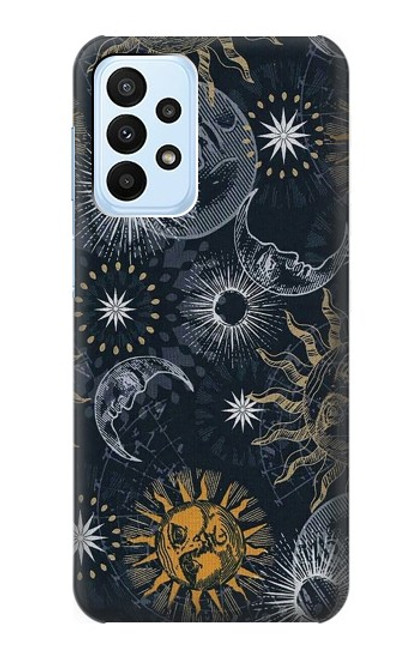 S3702 Moon and Sun Case For Samsung Galaxy A23