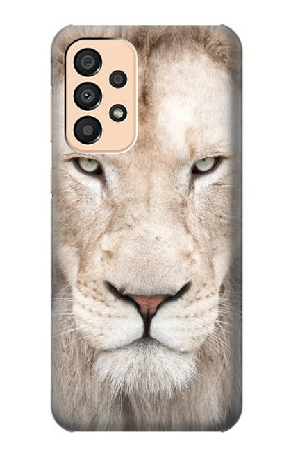 S2399 White Lion Face Case For Samsung Galaxy A33 5G