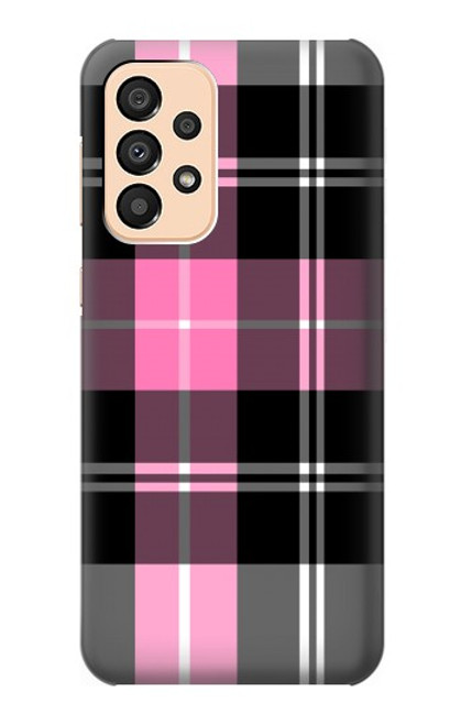 S3091 Pink Plaid Pattern Case For Samsung Galaxy A33 5G