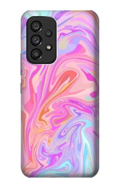 S3444 Digital Art Colorful Liquid Case For Samsung Galaxy A53 5G