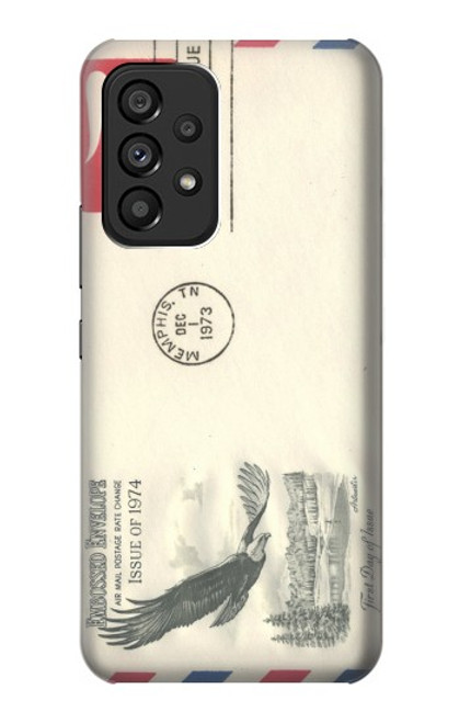S3551 Vintage Airmail Envelope Art Case For Samsung Galaxy A53 5G