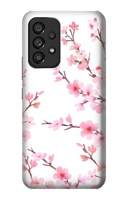S3707 Pink Cherry Blossom Spring Flower Case For Samsung Galaxy A53 5G